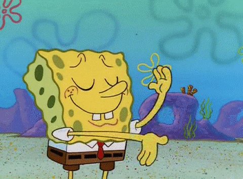 My Work Is Done Reaction GIF by SpongeBob SquarePants