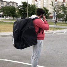 Carrying Backpack GIF