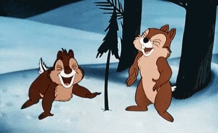 Chip And Dale Laughing GIF