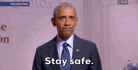 Stay Safe Barack Obama GIF by Election 2020