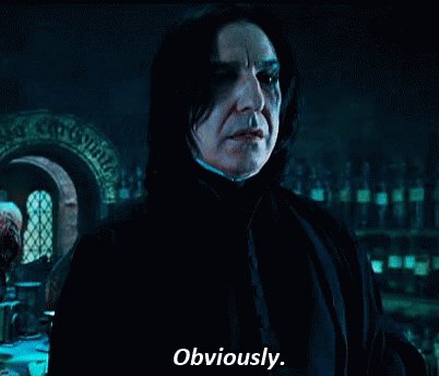 Snape Obviously GIF