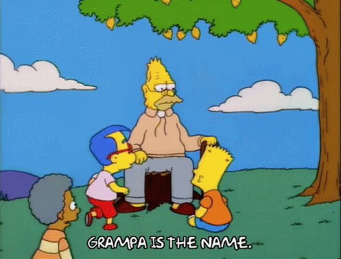 Grandpa Simpson GIF
