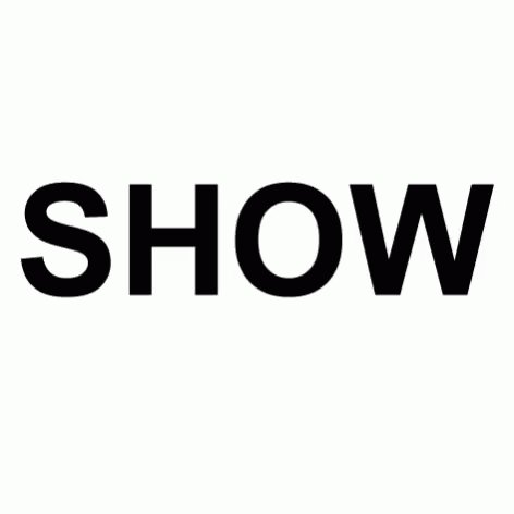 No Show Text GIF