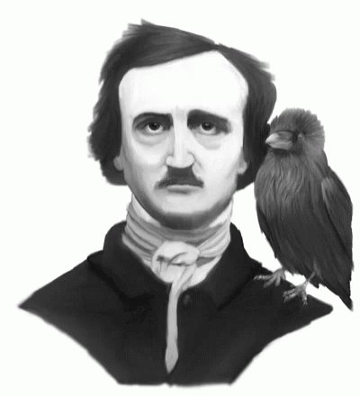 Edgar Allen Poe Raven GIF