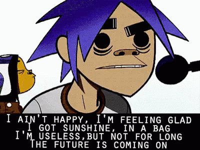 Gorillaz Clint Eastwood GIF