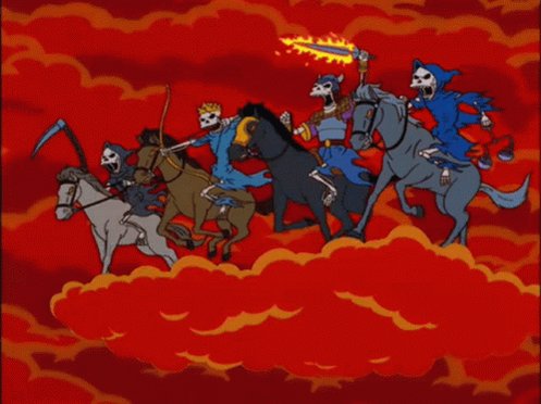 Simpsons Four Horsemen GIF