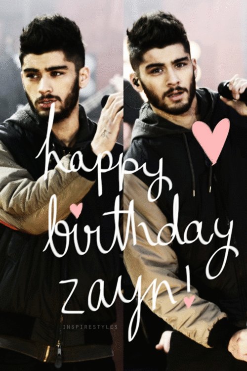 Happy Birthday Zayn Malik.   