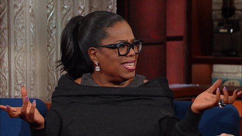 oprah winfrey what GIF by The Late Show With Stephen Colbert