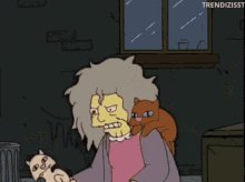 Angry Cat Lady GIF