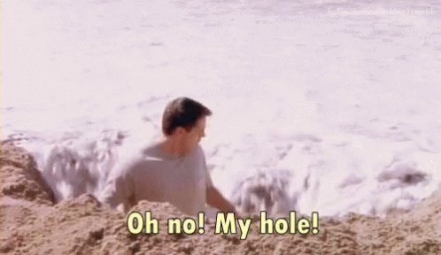 Friends Hole GIF