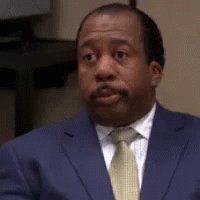 Straight Face GIF