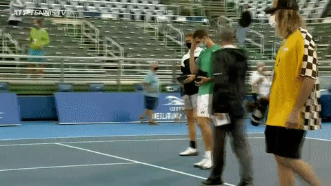 Hubert Hurkaczโ last two events:
2020 Rolex Paris Masters: ๐ in doubles (w/ @felixtennis)
2021 Delray Beach Open: ๐ in singles
@HubertHurkacz #DBOpen https://t.co/8ucbUeGPqr