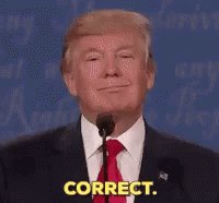 Correct Donald Trump GIF