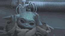 Mandalorian Baby Yoda GIF