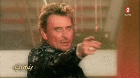 Johnny Hallyday GIF