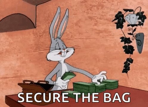 Money Bugs Bunny GIF