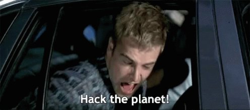 Hack The Planet Scream GIF