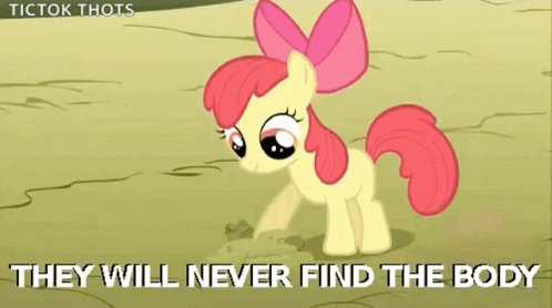 Stressed Pony GIF