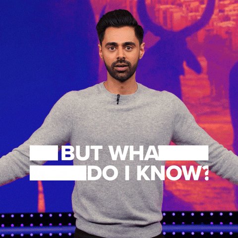 hasan minhaj idk GIF by Patriot Act