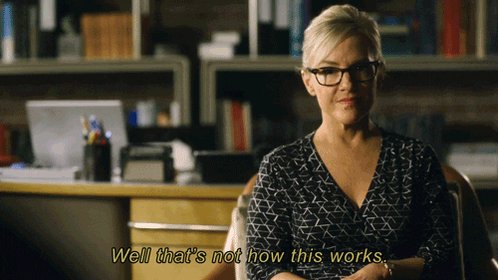 that's not how this works rachael harris GIF by Lucifer