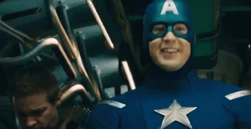 Thumbs Up - Captain America GIF