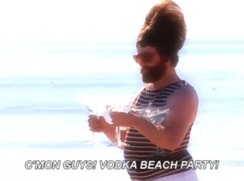 Vodka Beach Party GIF