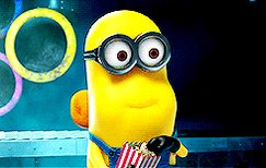 Minion Spitting Out Popcorn...