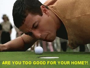 Too Good For Your Home? - Golf GIF