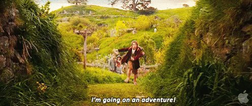 I'm Going On An Adventure GIF