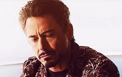 Head Shake Robert Downey Jr GIF