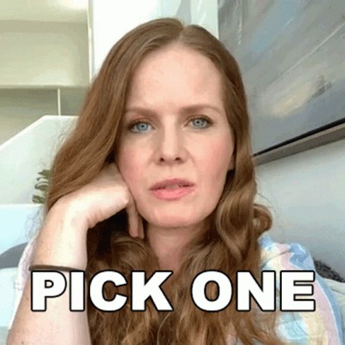 Pick One Rebecca Mader GIF