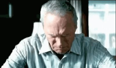 Clint Eastwood Angry Face GIF