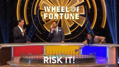 Playing it safe? Never heard of it π€·ββοΈ #CelebrityWheelOfFortune @RobRiggle @JoeTessESPN @jeanniemai https://t.co/Fet5GdoHSw
