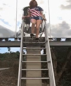 Fall Stairs GIF