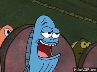 Spongebob Blue Fish GIF