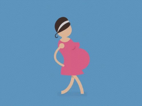 Pregnant Walking GIF