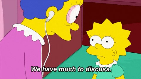 Podcasting The Simpsons GIF...