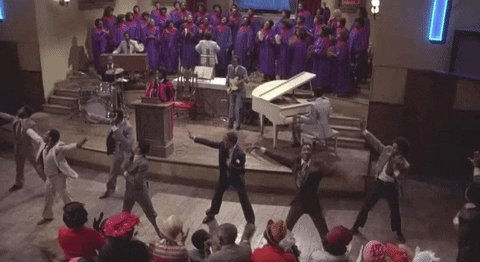 james brown church GIF