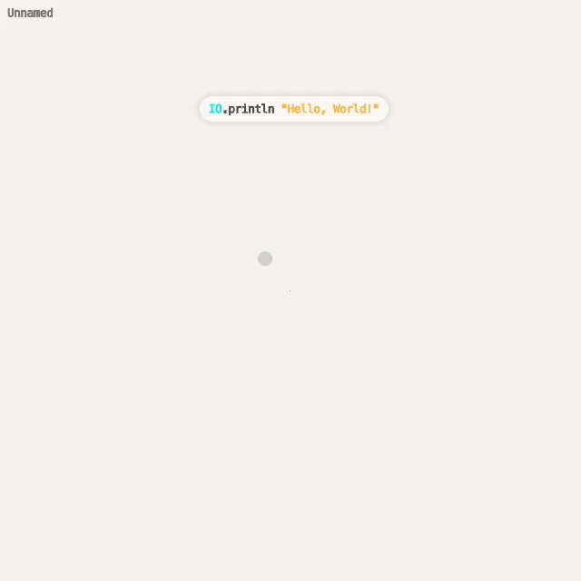 GIF of programming in Enso