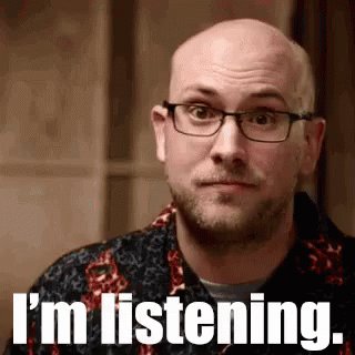 Listening GIF