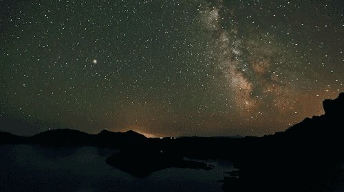 night sky GIF