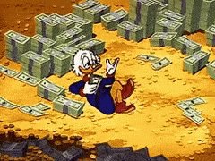 Uncle Scrooge Mcduck Money GIF