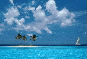 Beach Island GIF