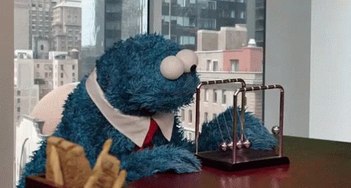 CookieMonster Bored GIF