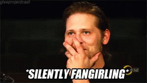 Silently Fangirling GIF