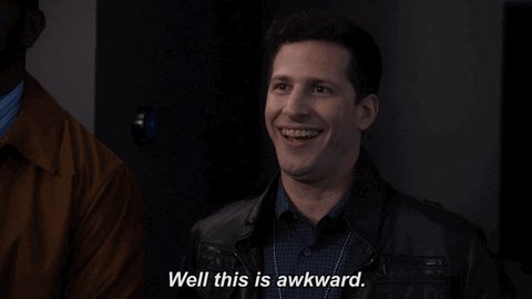 awkward andy samberg GIF by...