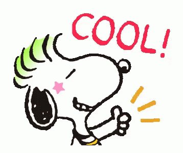 Snoopy Cool GIF