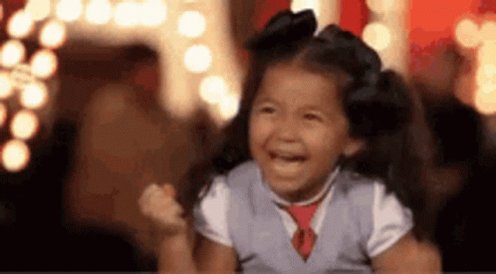 Gif of Little Black girl wi...