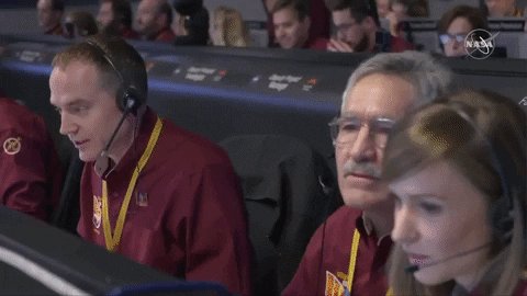 celebrate mission control GIF by NASA