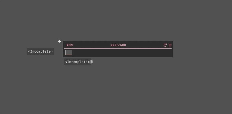 GIF of coding in Dark language